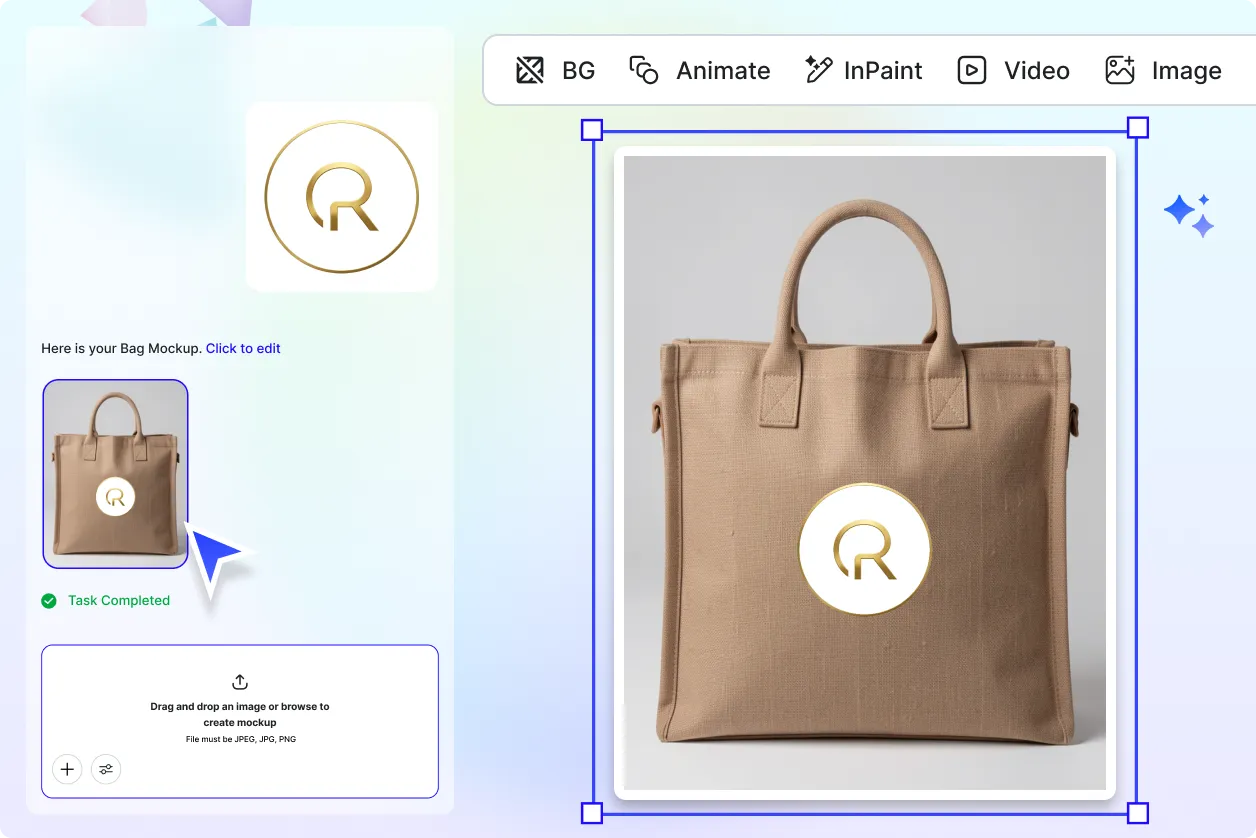 Free AI Bag Mockup Maker, Design Realistic Bag Mockups Online Free AI Bag Mockup Maker, Design Realistic Bag Mockups Online